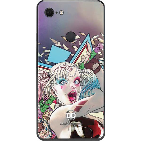 DC Comics Harley Quinn Action Pose Google Pixel 3 XL Skin